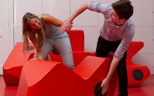 Futuristic interactive furniture